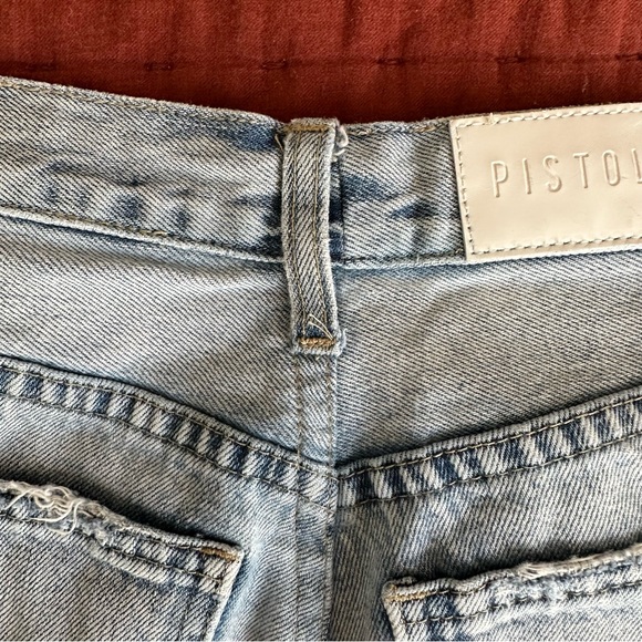 *ALTERED* PISTOLA Devin High Rise Mom Cut Off in the color Finesse size 26 - Picture 9 of 16